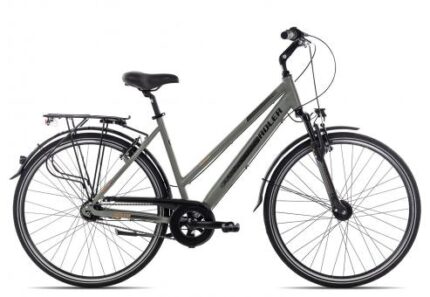 Adler Verona Nexus Trapez 50 cm | khakigrey black orange matt | 28 Zoll | Markenräder & Zubehör günstig kaufen | Lucky Bike