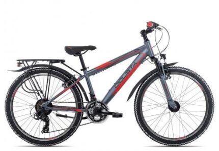 Ciclista Adventure 18 24 34 cm | grey black red | 24 Zoll | Markenräder & Zubehör günstig kaufen | Lucky Bike