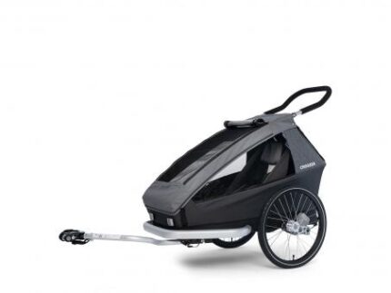 Croozer Kid Keeke 1 Kinderanhänger mountain grey | 1 Kind | Markenräder & Zubehör günstig kaufen | Lucky Bike